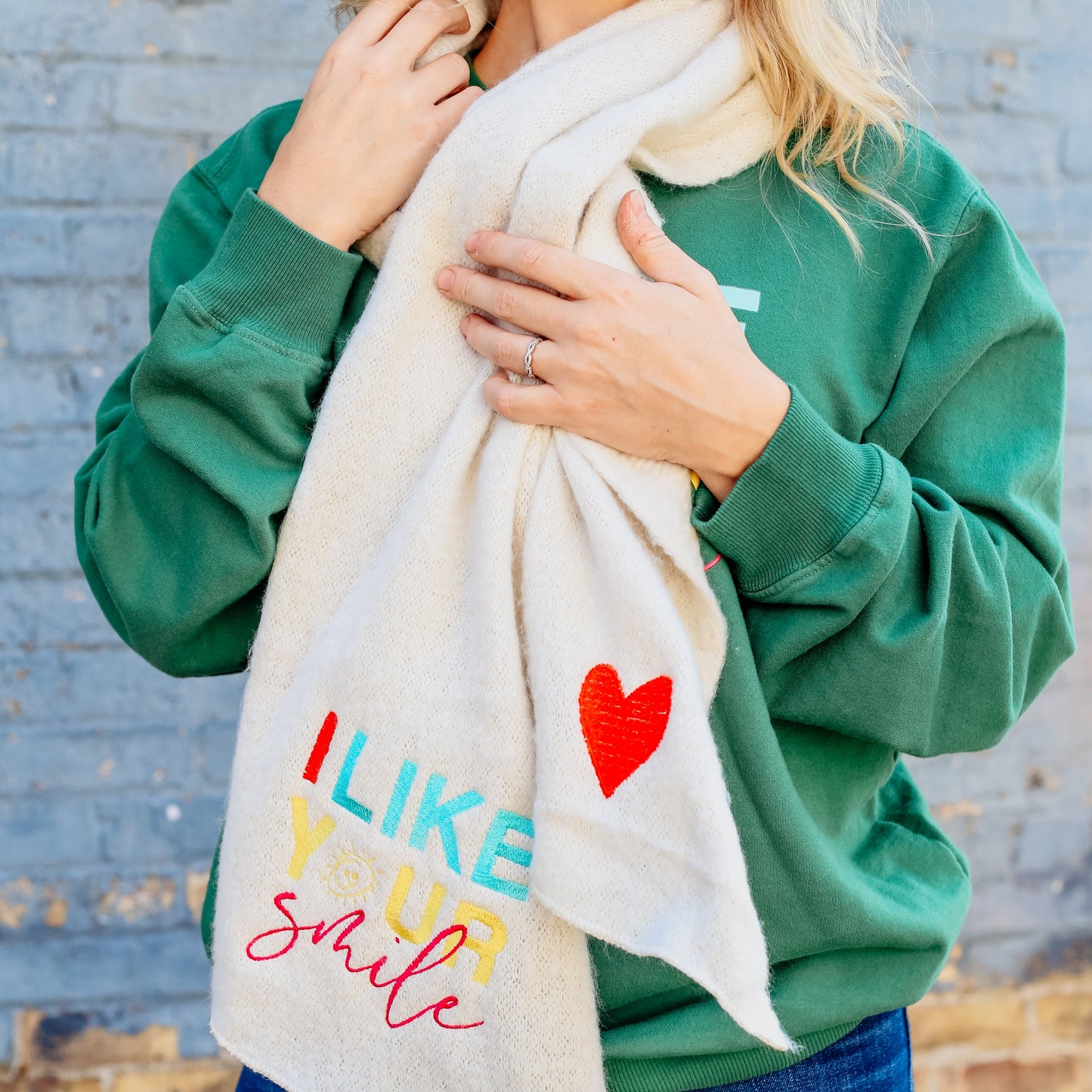 I LIKE Your Smile Cozy Lightweight Scarf